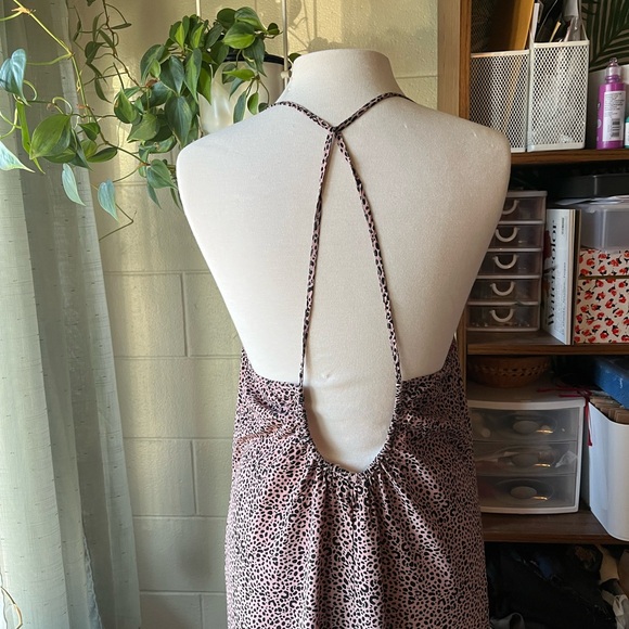Lacausa leopard print dress - size Large - Picture 4 of 6